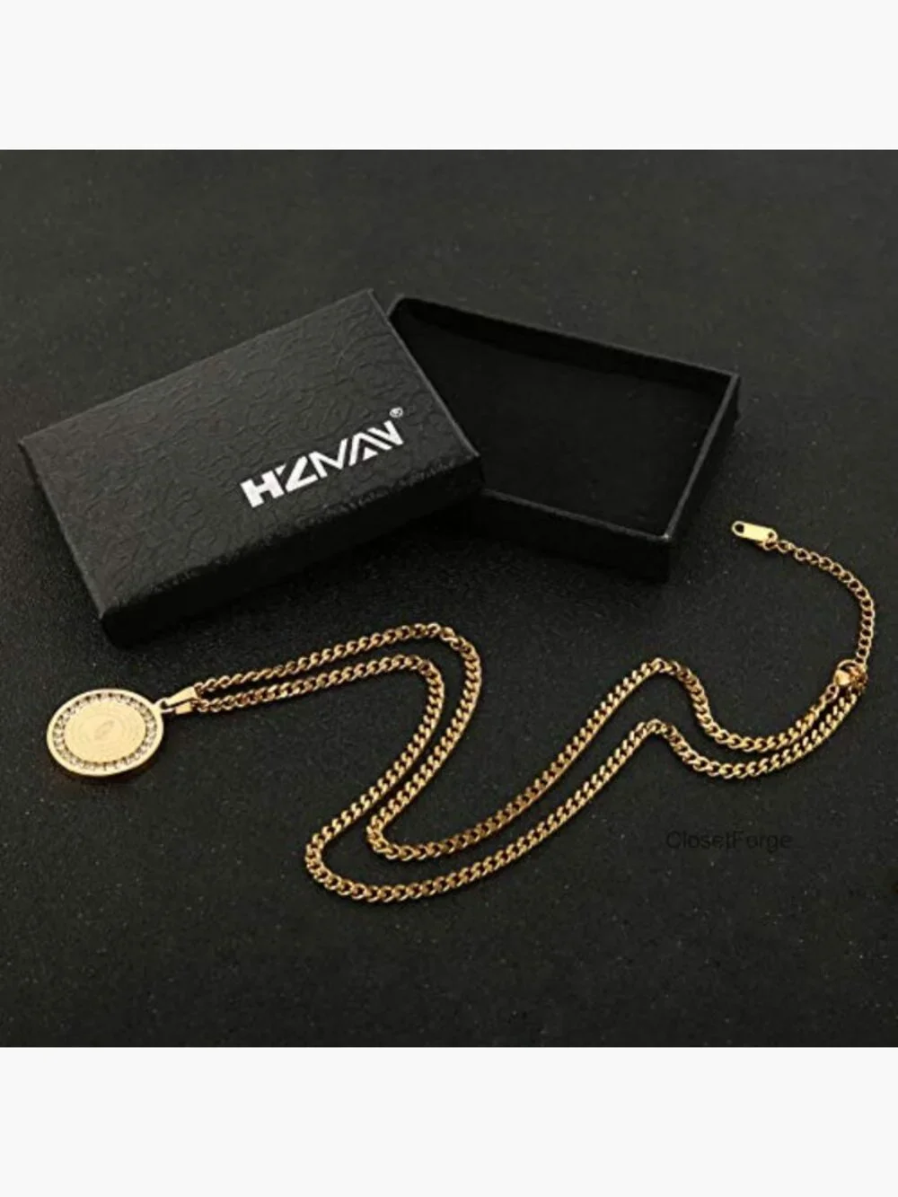 Prayer Necklace Christian Jewelry Stainless Steel Praying Hands Coin Pendant
